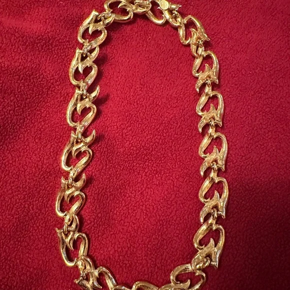 Vintage ELIZABETH TAYLOR for Avon “Eternal Flame” Crystal Rhinestone Necklace - Picture 5 of 8